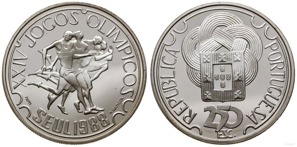 Portugalia, 250 escudo, 1988