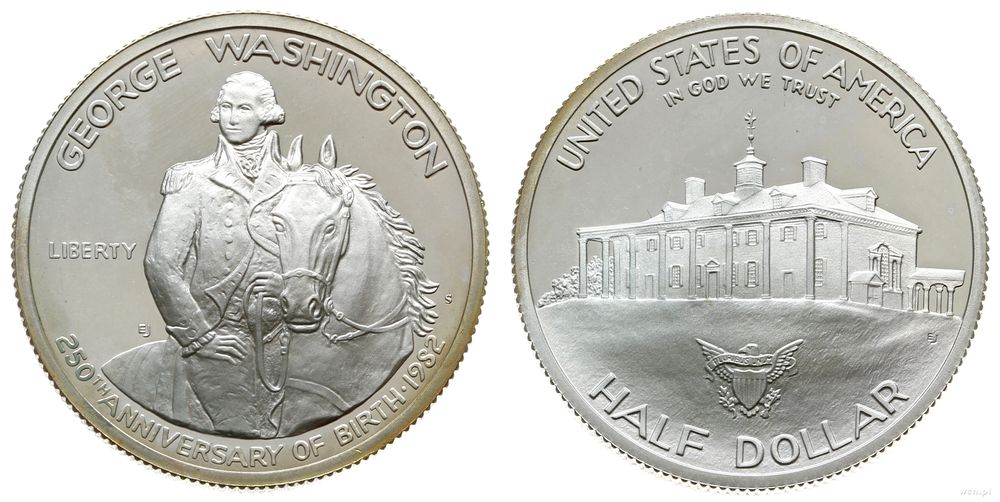 Stany Zjednoczone Ameryki (USA), 1/2 dolara, 1982