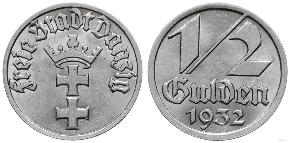 Polska, 1/2 guldena, 1932