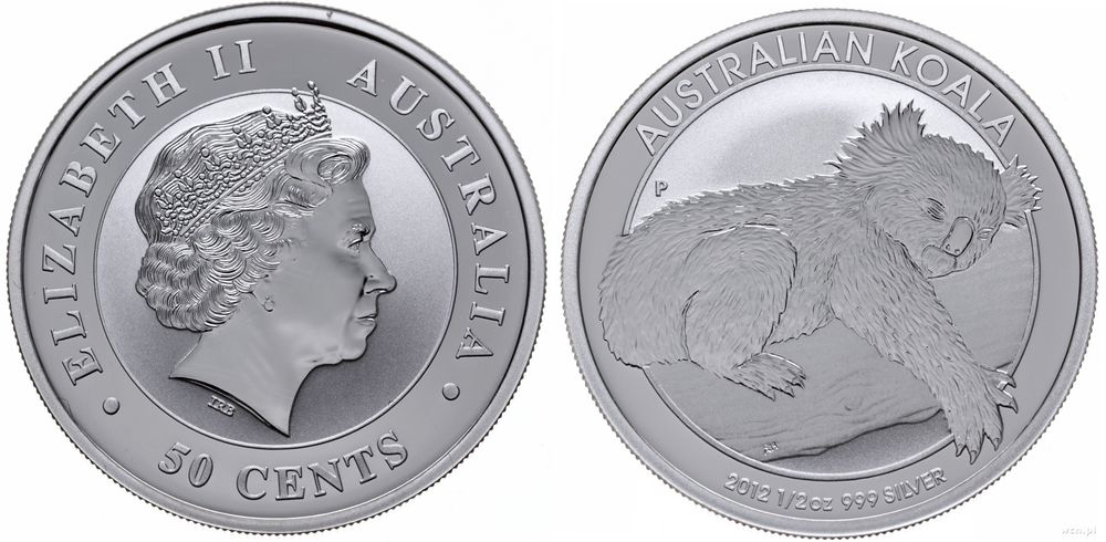 Australia, 50 centów, 2012/P
