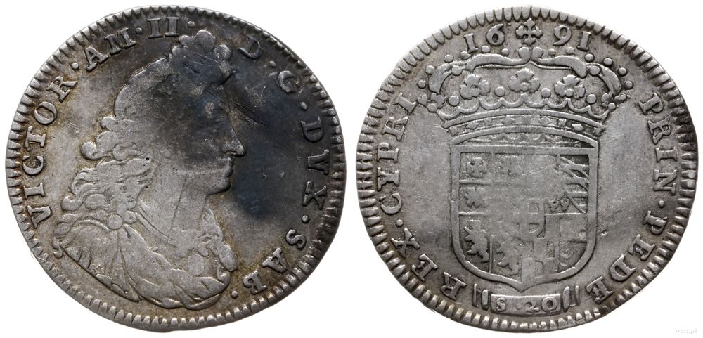 Włochy, 1 lir, 1691