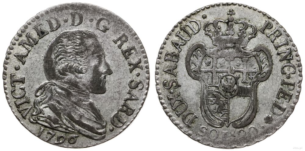 Włochy, 20 soldi, 1796