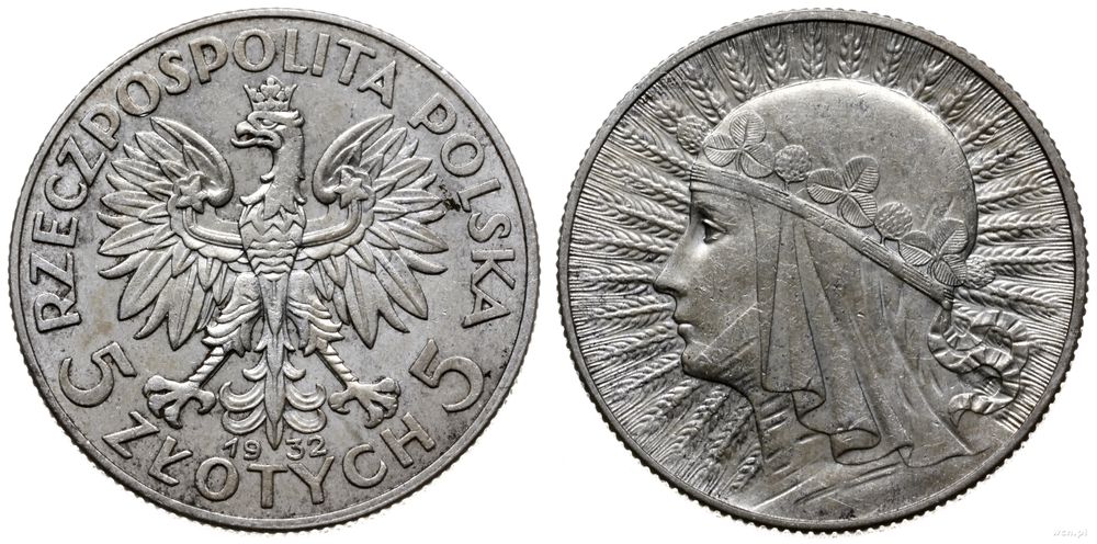 Polska, 5 złotych, 1932