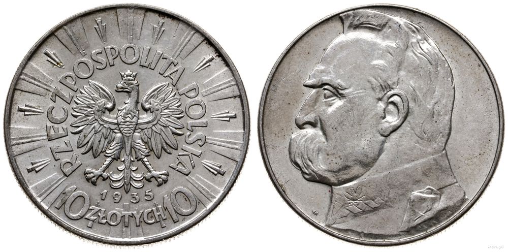 Polska, 10 złotych, 1935