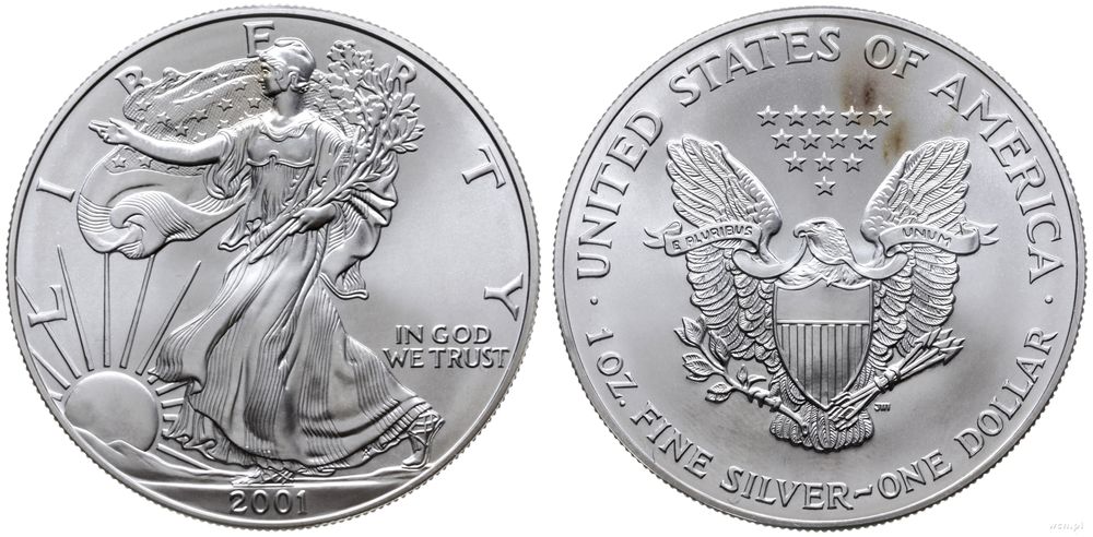 Stany Zjednoczone Ameryki (USA), dolar, 2001
