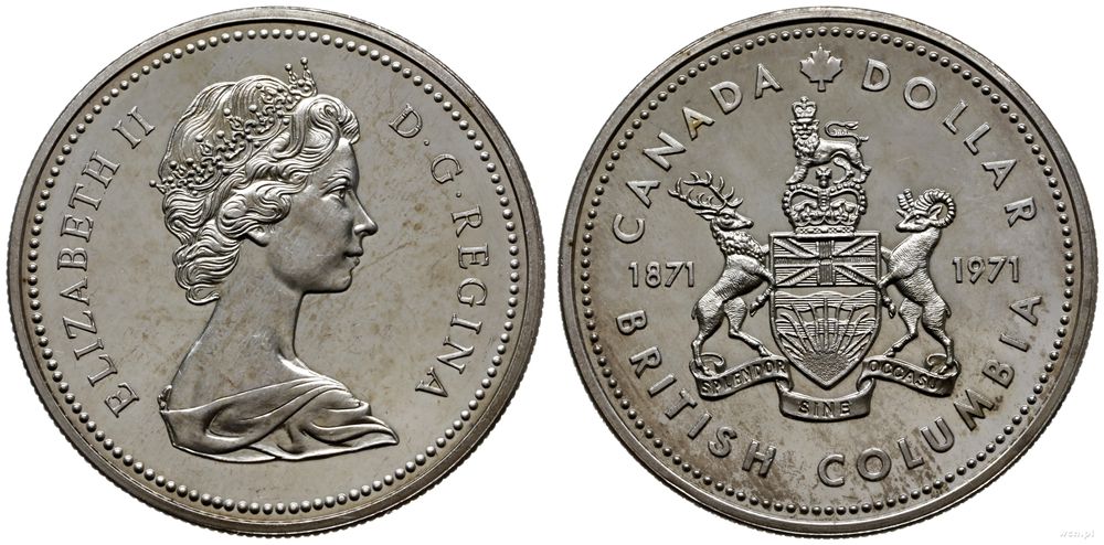 Kanada, 1 dolar, 1971