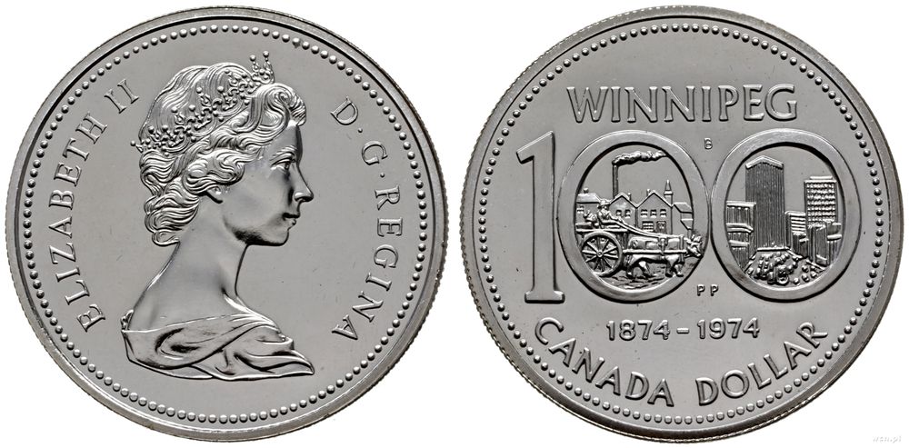 Kanada, 1 dolar, 1974