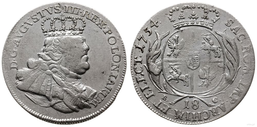 Polska, ort, 1754 EC