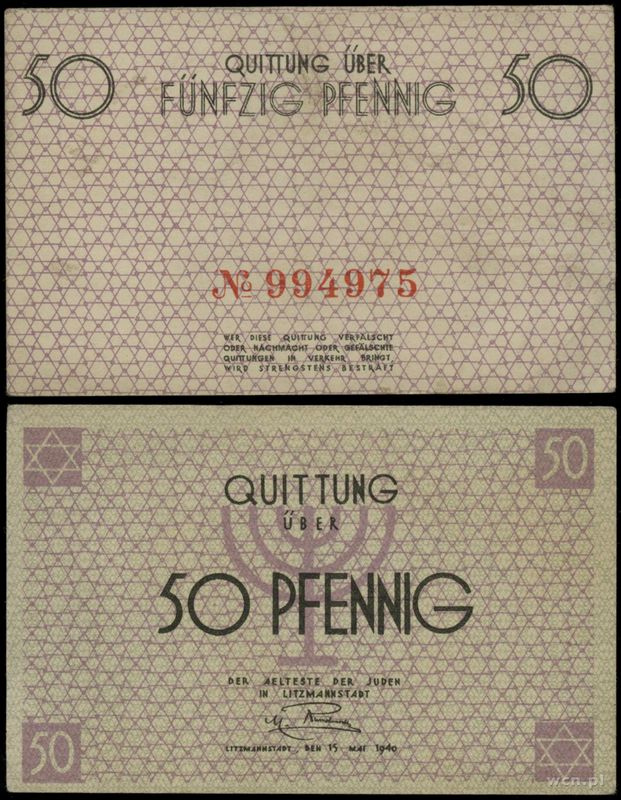 Polska, 50 fenigów, 15.05.1940