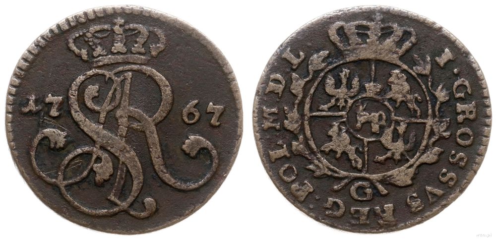 Polska, grosz, 1767/G