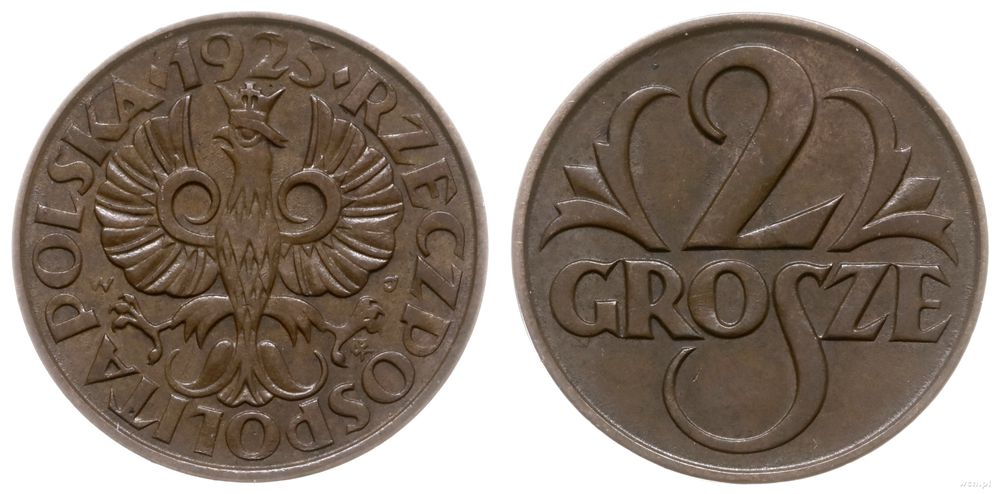 Polska, 2 grosze, 1925