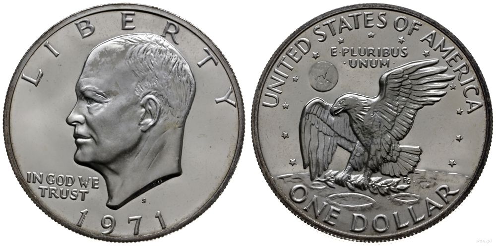 Stany Zjednoczone Ameryki (USA), 1 dolar, 1971 S