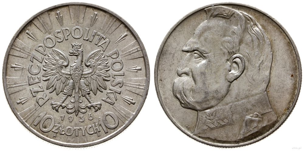 Polska, 10 złotych, 1936