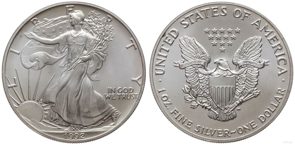 Stany Zjednoczone Ameryki (USA), dolar, 1992