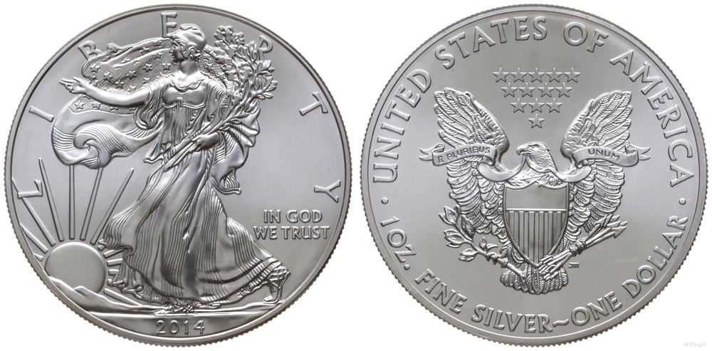 Stany Zjednoczone Ameryki (USA), dolar, 2014