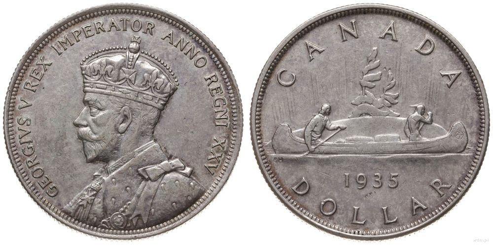 Kanada, dolar, 1935