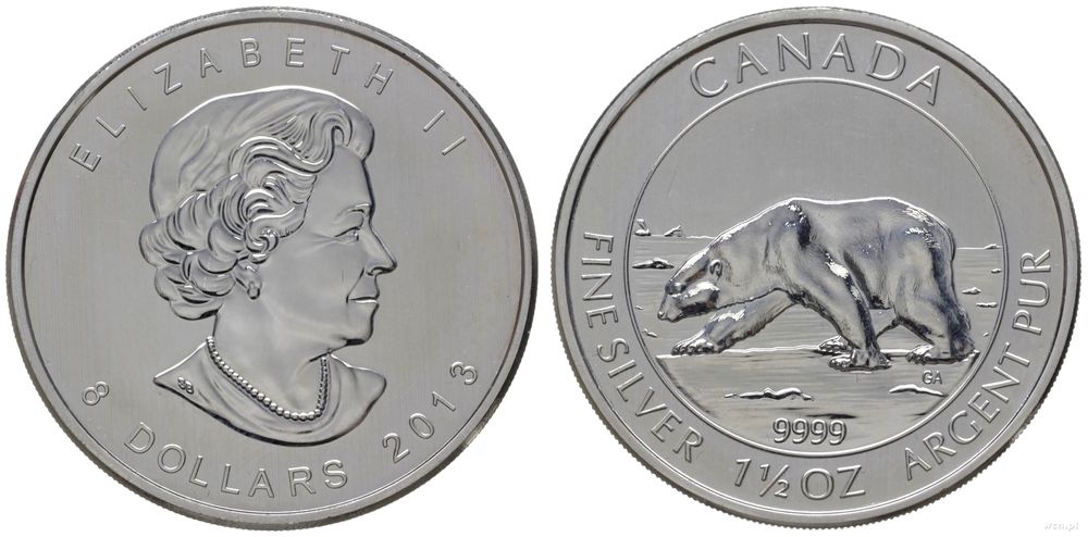 Kanada, 8 dolarów, 2013