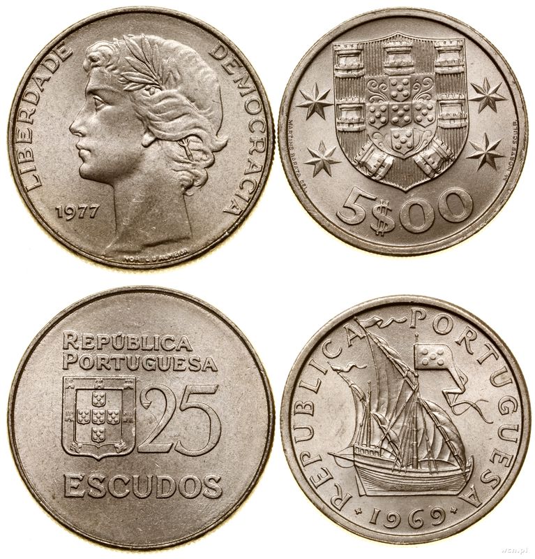 Portugalia, lot 2 monet