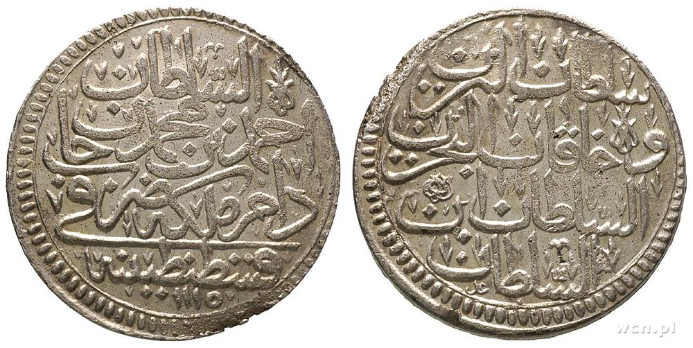 Turcja, zolota (30 para), AH 1115 (1703)