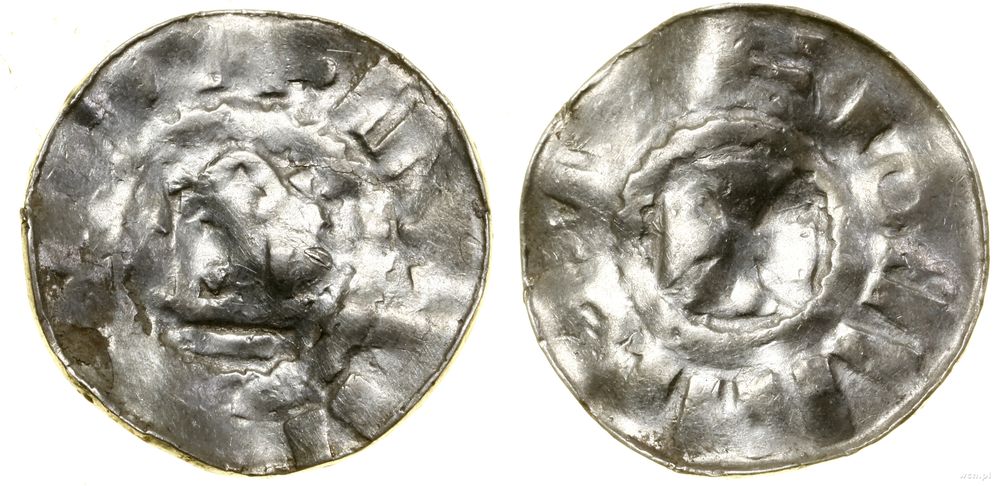 Niemcy, denar krzyżowy typu II, X/XI w.