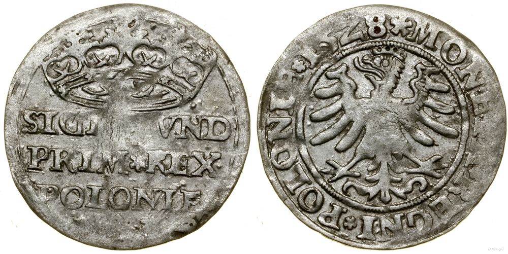 Polska, grosz, 1528
