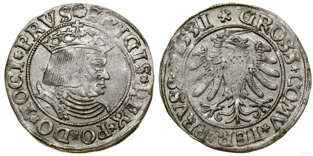 Polska, grosz, 1531