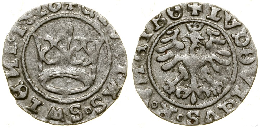 Śląsk, półgrosz miejski, 1526