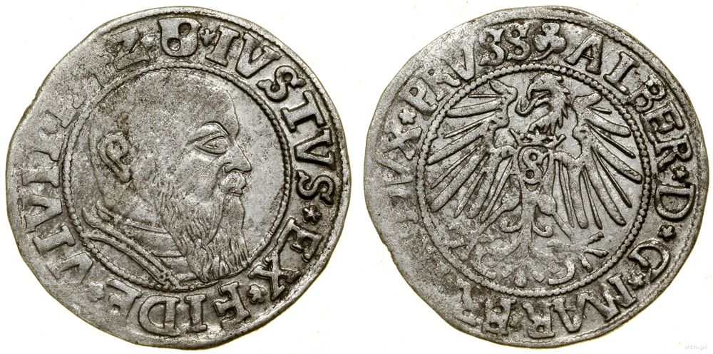 Prusy Książęce (1525–1657), grosz, 1542