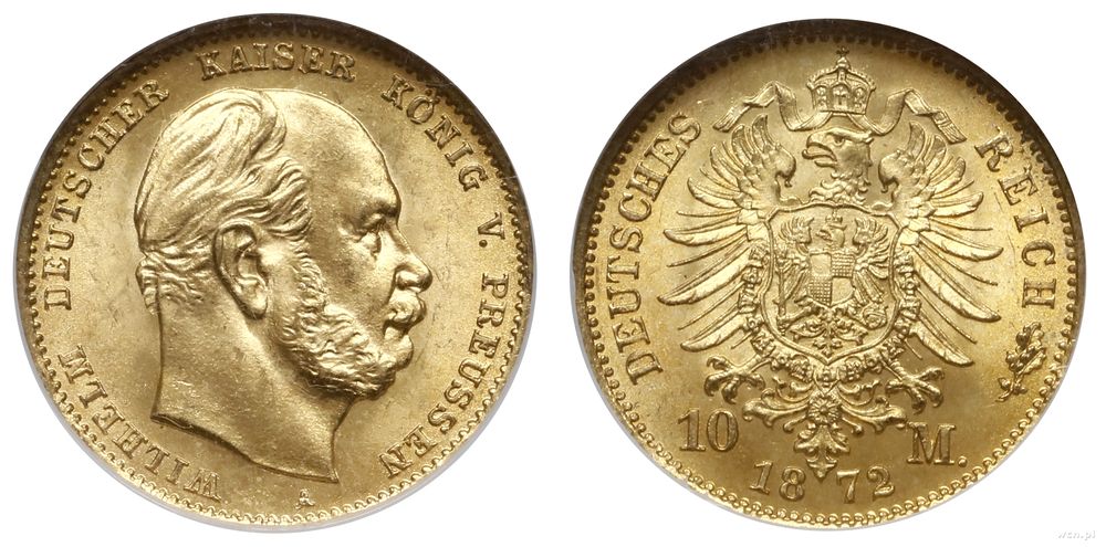 Niemcy, 10 marek, 1872 A