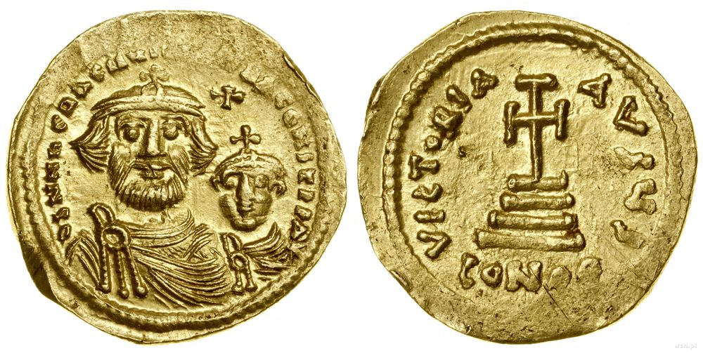 Bizancjum, solidus, (616–625)
