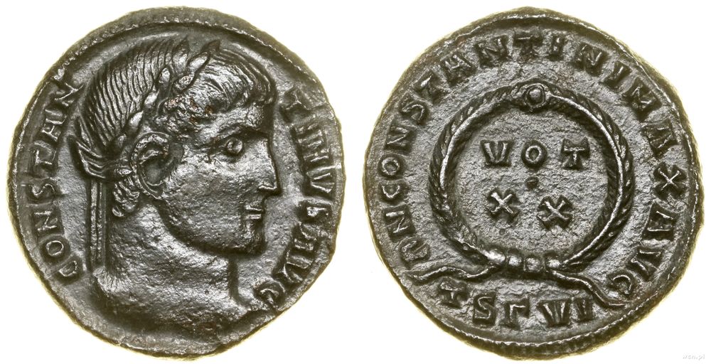 Cesarstwo Rzymskie, follis, 324