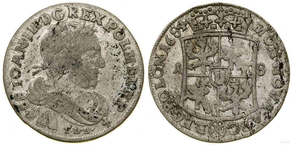 Polska, ort, 1684