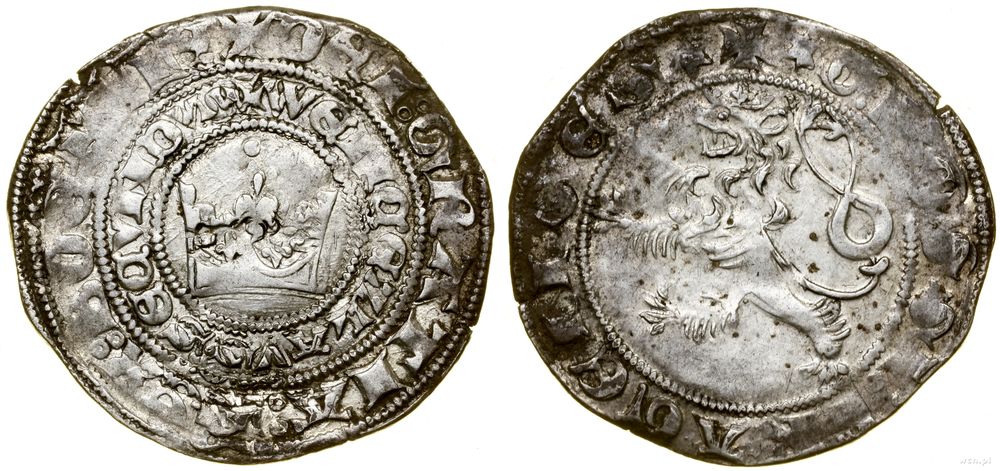 Polska, grosz praski, (1300–1305)