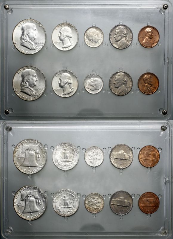 Stany Zjednoczone Ameryki (USA), zestaw rocznikowy, 1963
