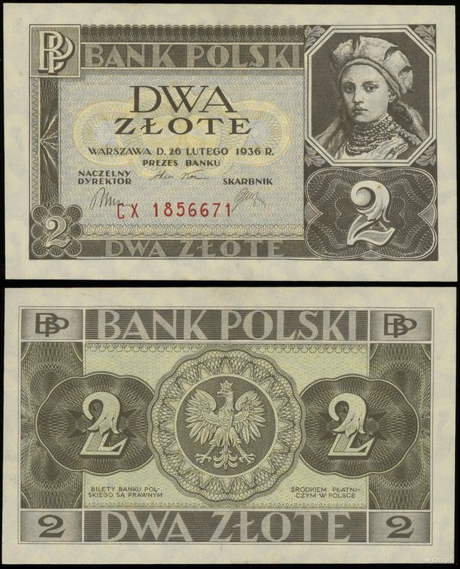 Polska, 2 złote, 26.02.1936