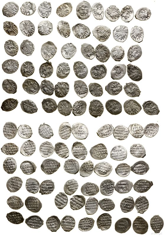 Rosja, zestaw: 50 x kopiejka, 1533–1584