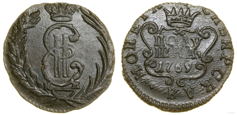 Rosja, połuszka, 1769 KM