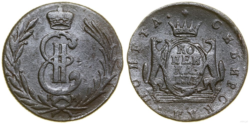 Rosja, kopiejka, 1777 KM