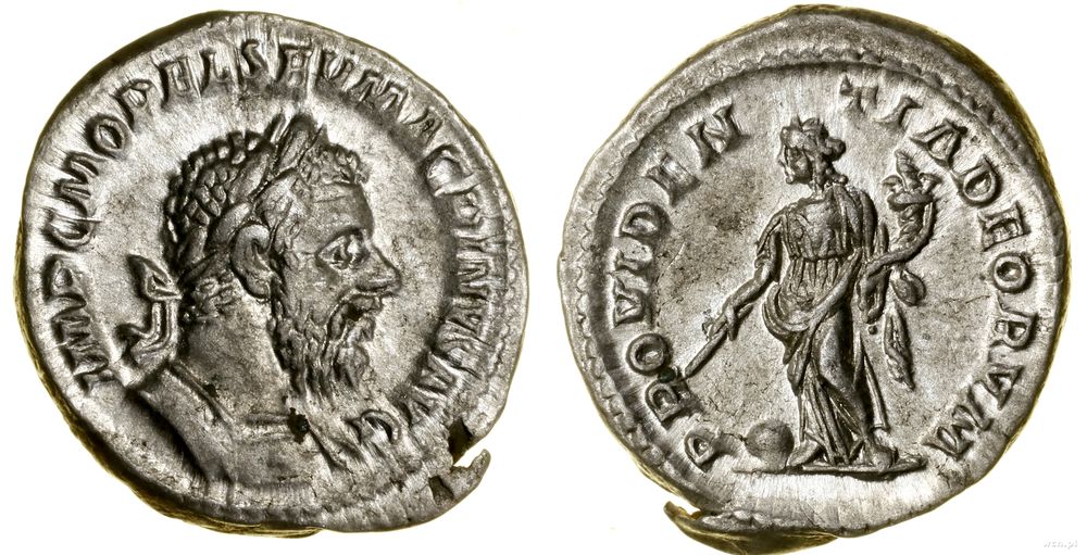 Cesarstwo Rzymskie, denar, (217–218)
