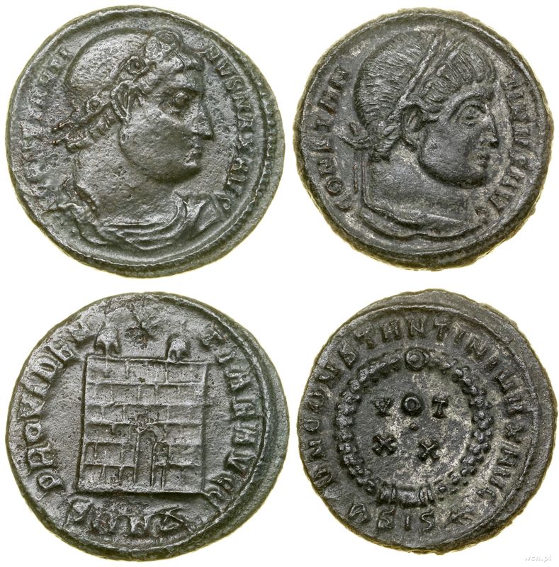Cesarstwo Rzymskie, zestaw 2 x follis