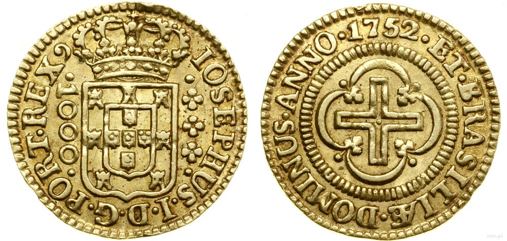 Brazylia, 1.000 realów, 1752