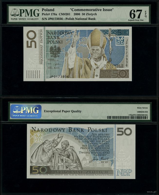 Polska, 50 złotych, 16.10.2006