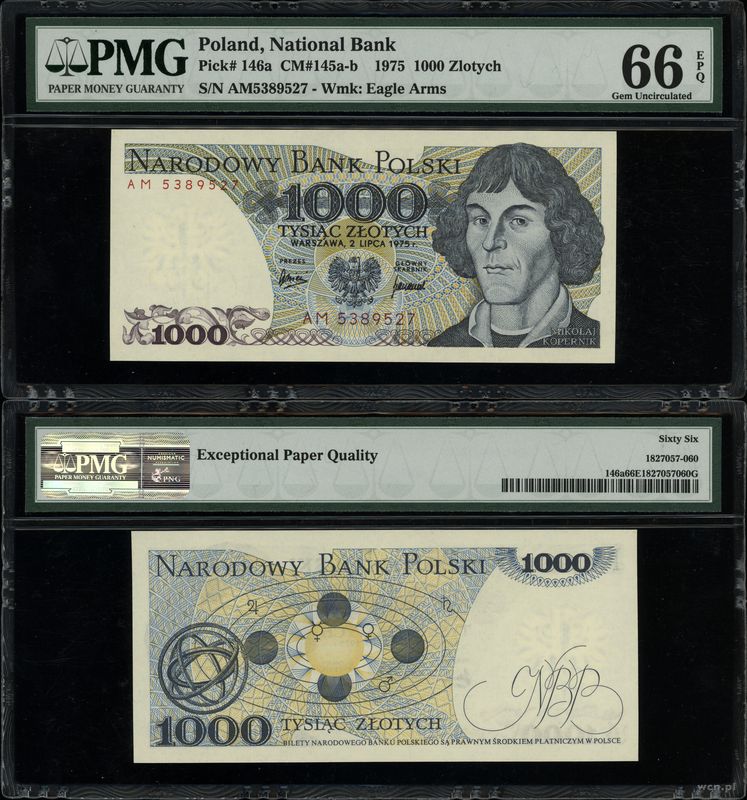 Polska, 1.000 złotych, 2.07.1975