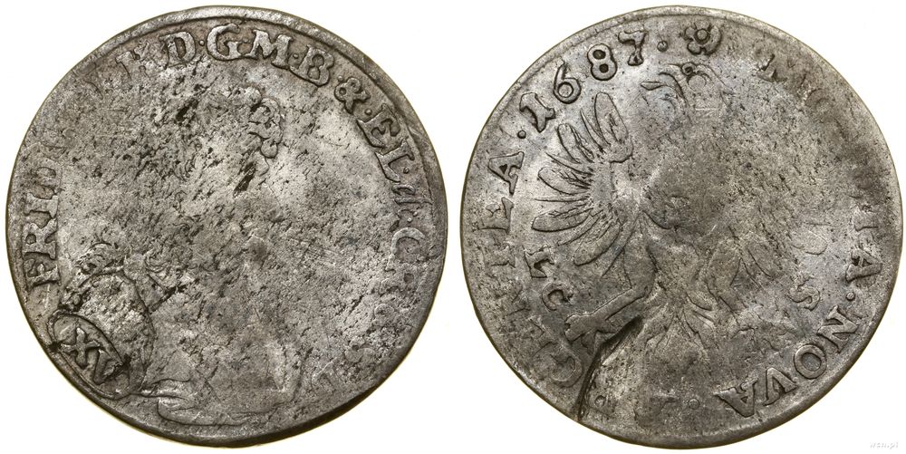 Niemcy, 15 krajcarów, 1687 LCS