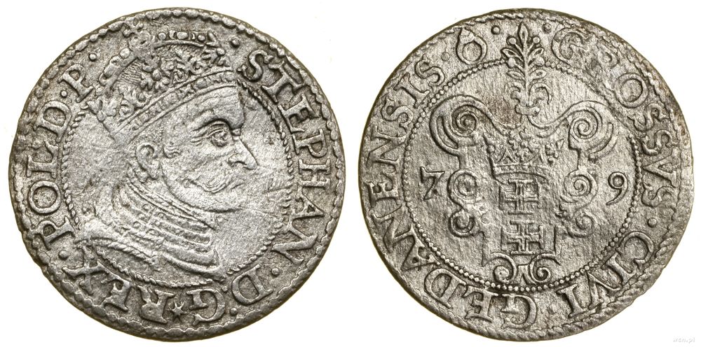 Polska, grosz, 1579