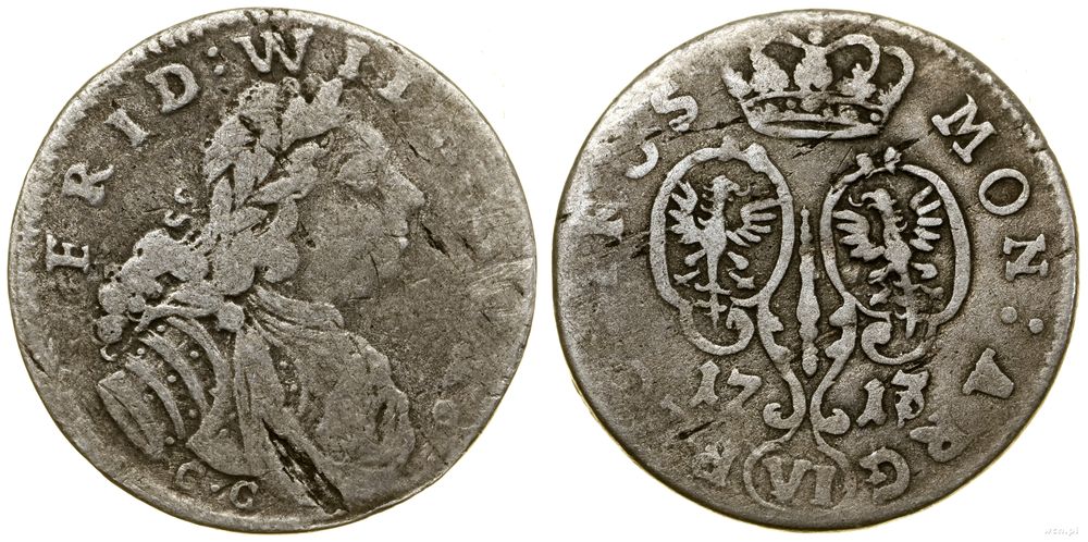 Niemcy, szóstak, 1717 CG