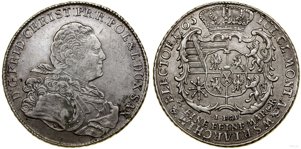 Polska, talar, 1763 EDC