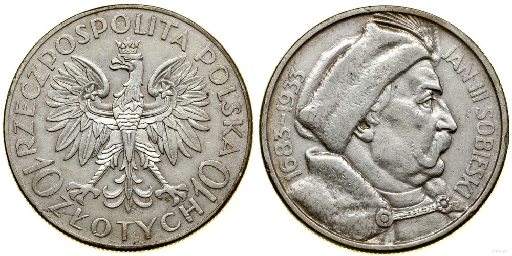 Polska, 10 złotych, 1933