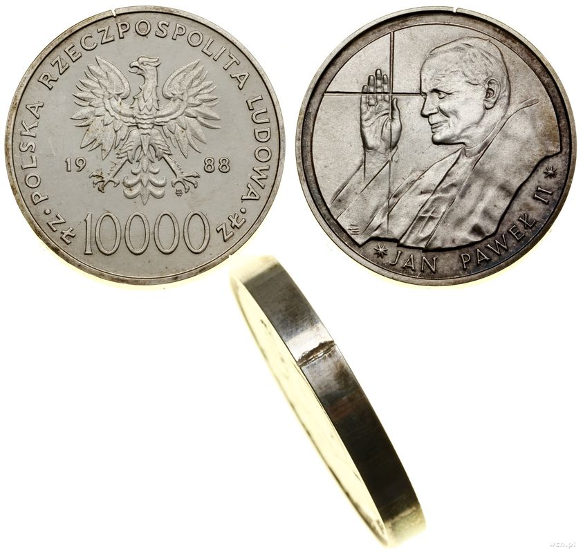 Polska, 10.000 złotych, 1988