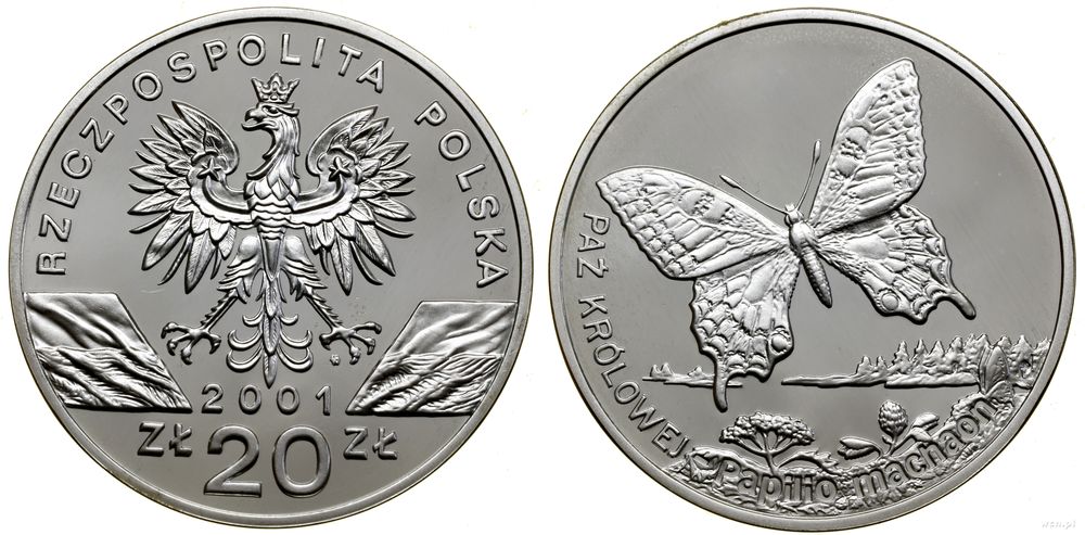 Polska, 20 złotych, 2001